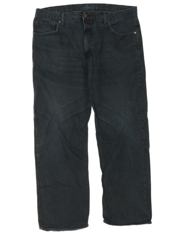 Jeans retos masculinos Marks & Spencer W38 L29 algodão preto