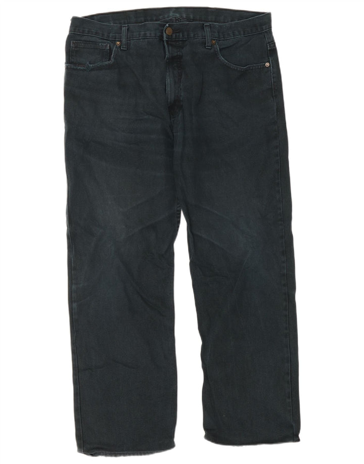 Jeans retos masculinos Marks & Spencer W38 L29 algodão preto