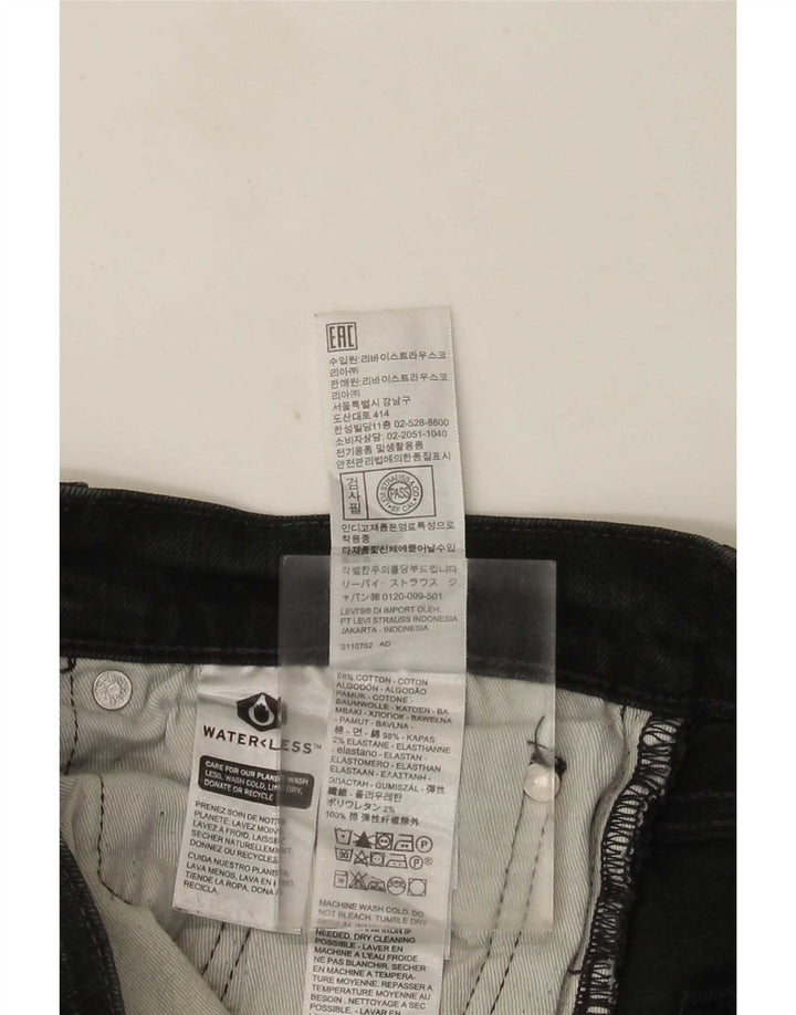 Levi's Mens Jeans Slim W30 L32 Algodão Preto