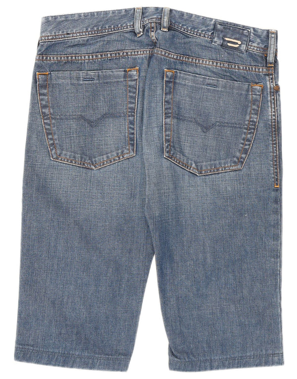 Shorts jeans masculino diesel W31 algodão azul médio