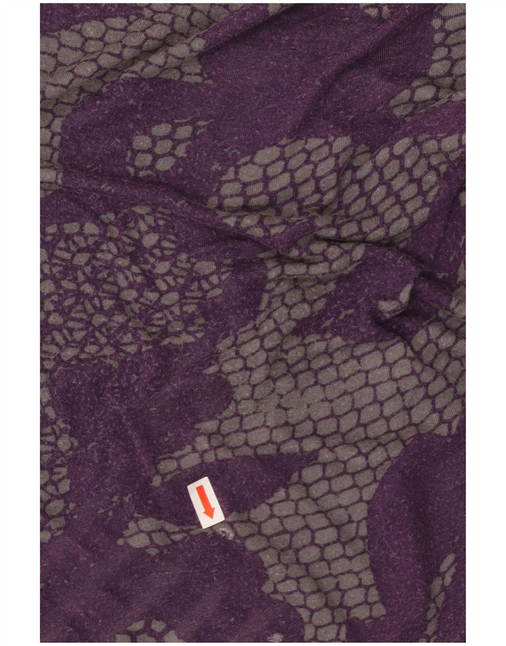 Blusa feminina CALVIN KLEIN UK 12 médio roxo floral rayon