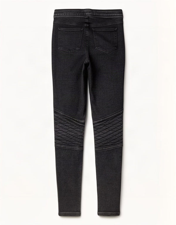 Calça jeans feminina Marks & Spencer US 6 XS W24 L27 algodão preto