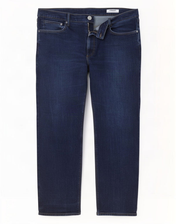 Jeans retos masculinos Marks & Spencer W40 L28 algodão azul marinho
