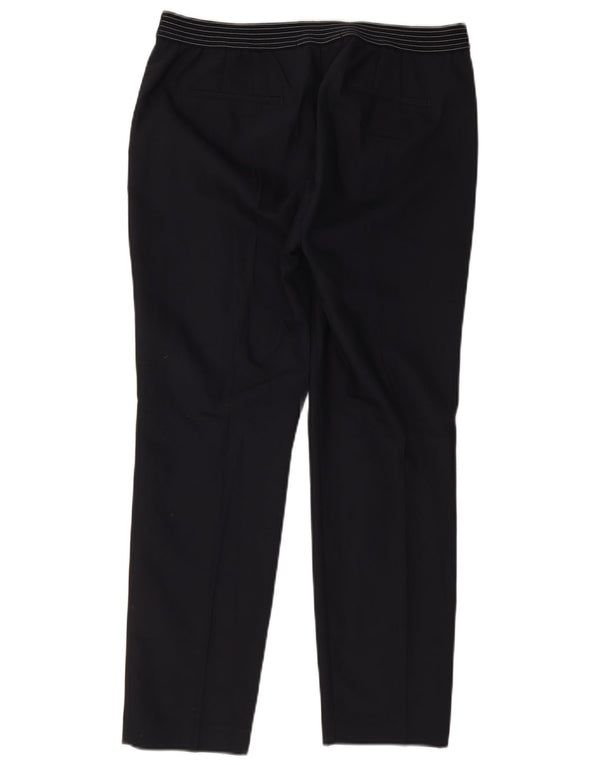 Zara Calça Slim Feminina XL W32 L28 Azul Marinho