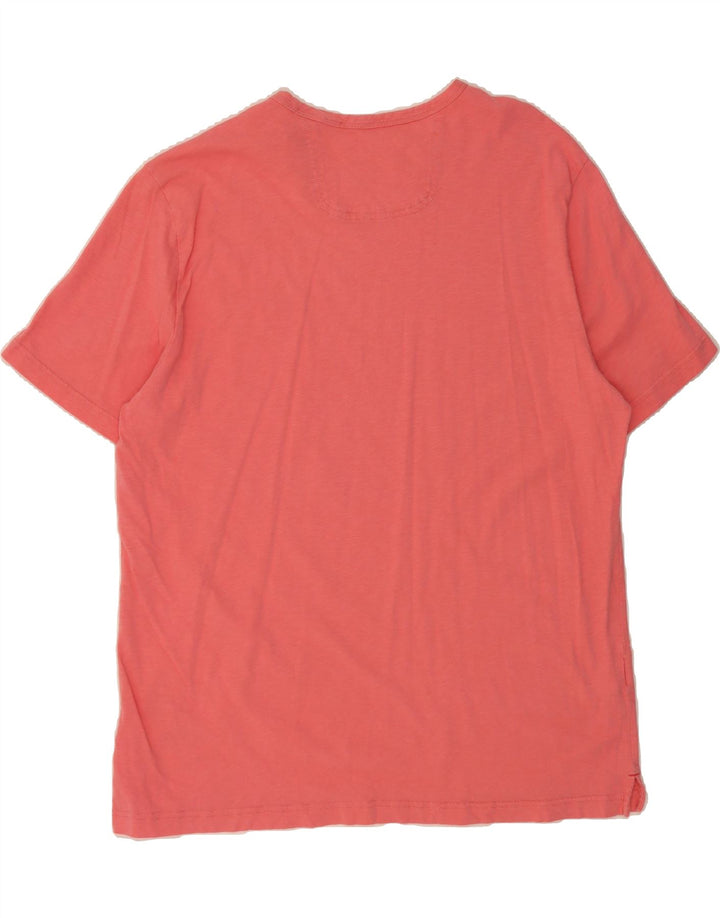 TOMMY BAHAMA Mens T-Shirt Top XL Pink Cotton Vintage Tommy Bahama and Second-Hand Tommy Bahama from Messina Hembry 