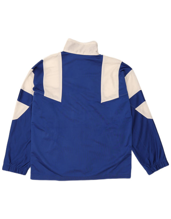 Brugi Mens Treino Top Jacket Medium Blue Colourblock Poliéster