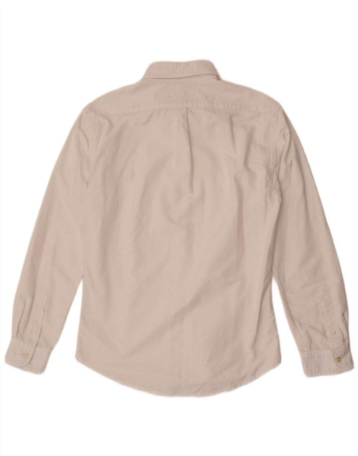 Ralph Lauren Mens Camisa Slim Fit Médio Branco