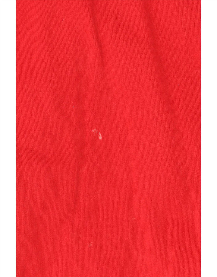 Suéter Gap Boys com capuz e zíper gráfico 11-12 anos médio vermelho