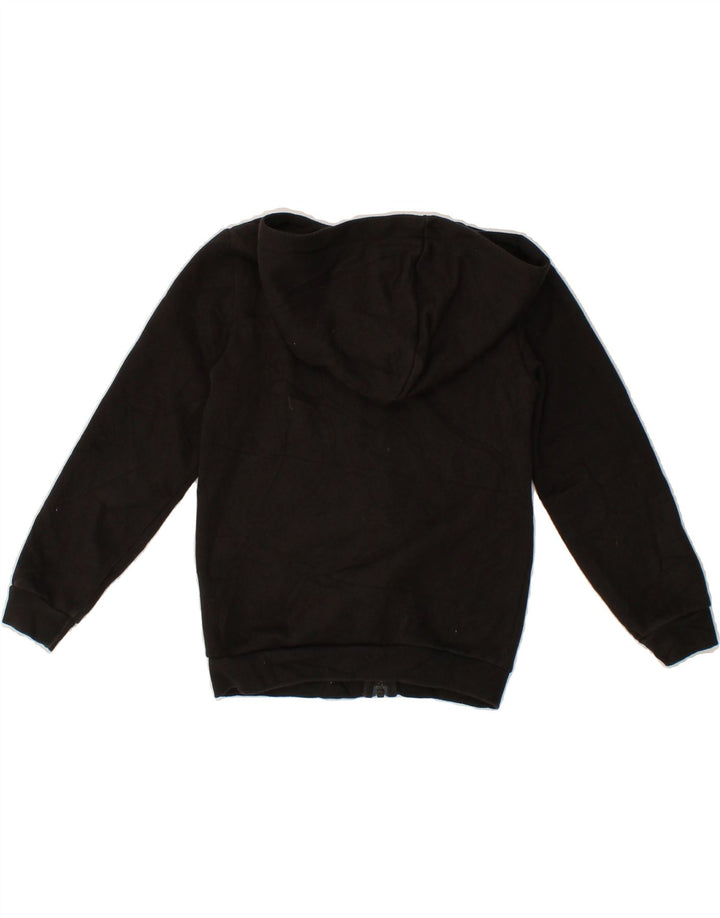 PUMA Boys Graphic Zip Hoodie Sweater 7-8 Years Small Black Cotton Vintage Puma and Second-Hand Puma from Messina Hembry 