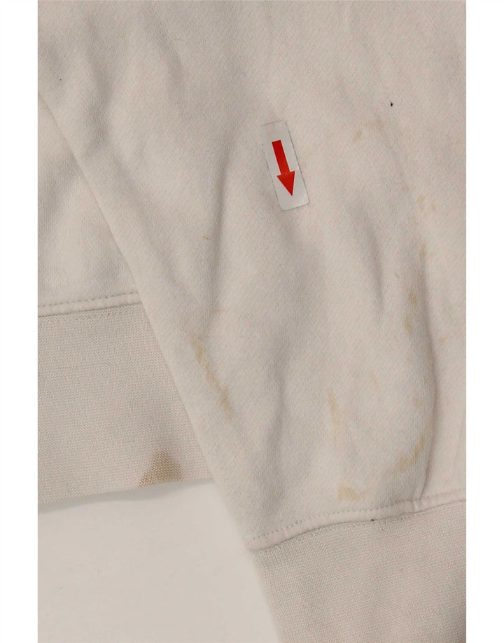 Nike moletom masculino jumper pequeno algodão branco