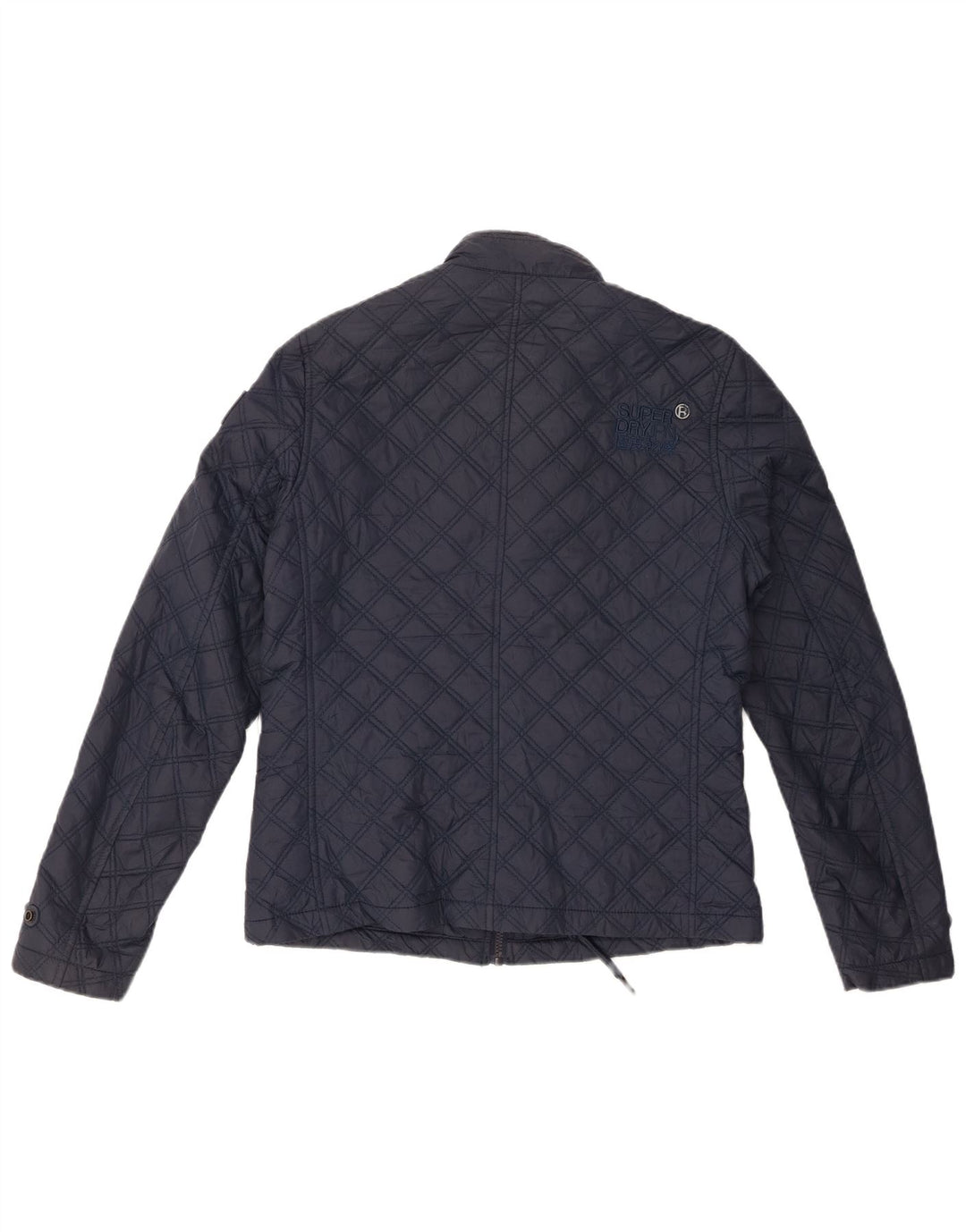 Jaqueta acolchoada feminina Superdry UK 12 azul marinho médio