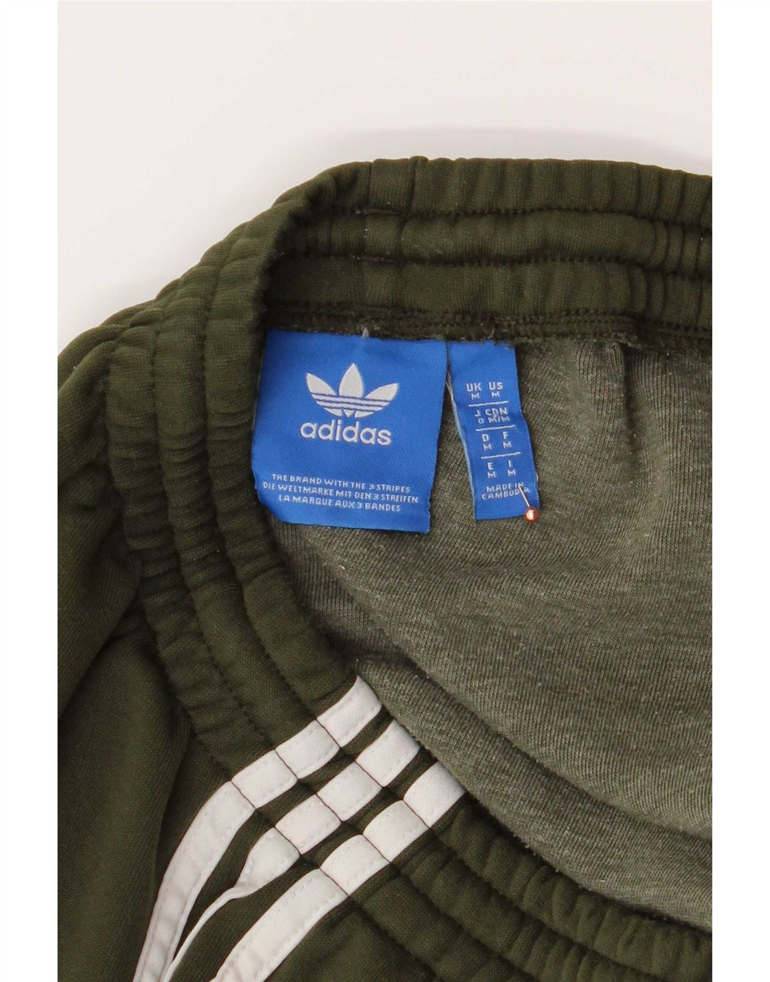 Adidas Mens Treino Calças Joggers Poliéster Verde Médio