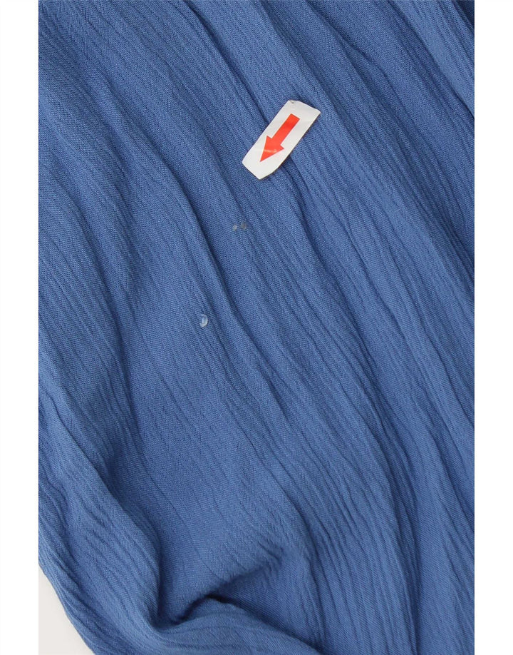 Shorts feminino Marks & Spencer UK12 médio W30 azul viscose
