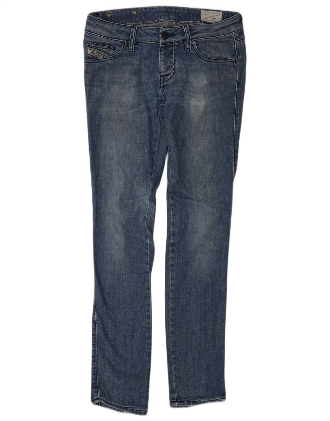 DIESEL Calça jeans feminina Cuddy Slim W28 L34 algodão azul