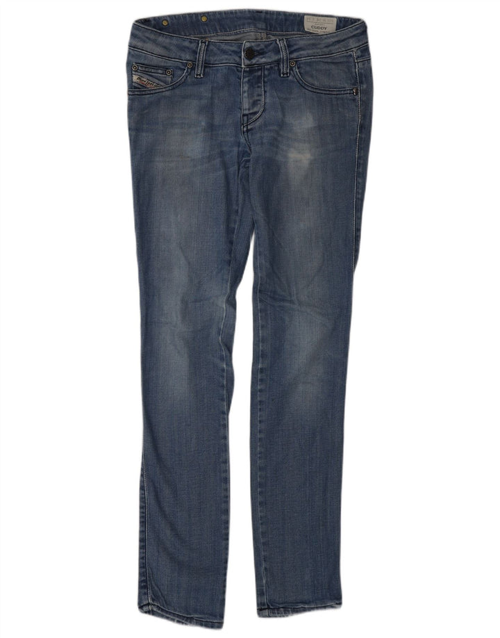 DIESEL Calça jeans feminina Cuddy Slim W28 L34 algodão azul