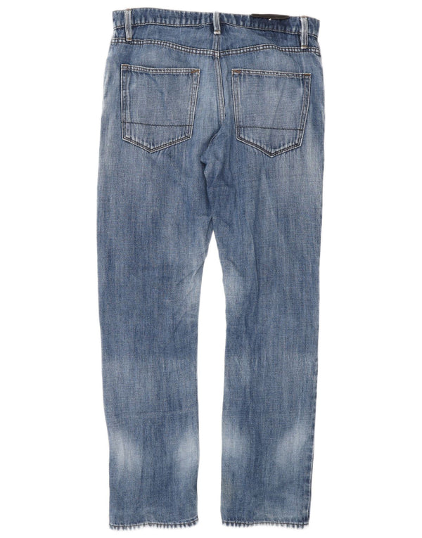 Jeans retos masculinos Marks & Spencer W32 L31 algodão azul