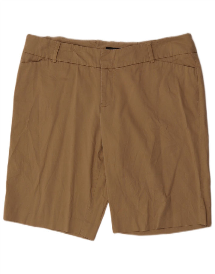 Shorts casual feminino Mossimo W36 XL algodão marrom