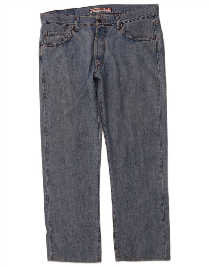 CARRERA Masculino 710 Regular Straight Jeans W36 L29 Azul Algodão