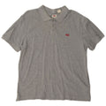 Camisa polo masculina Levi's grande algodão cinza