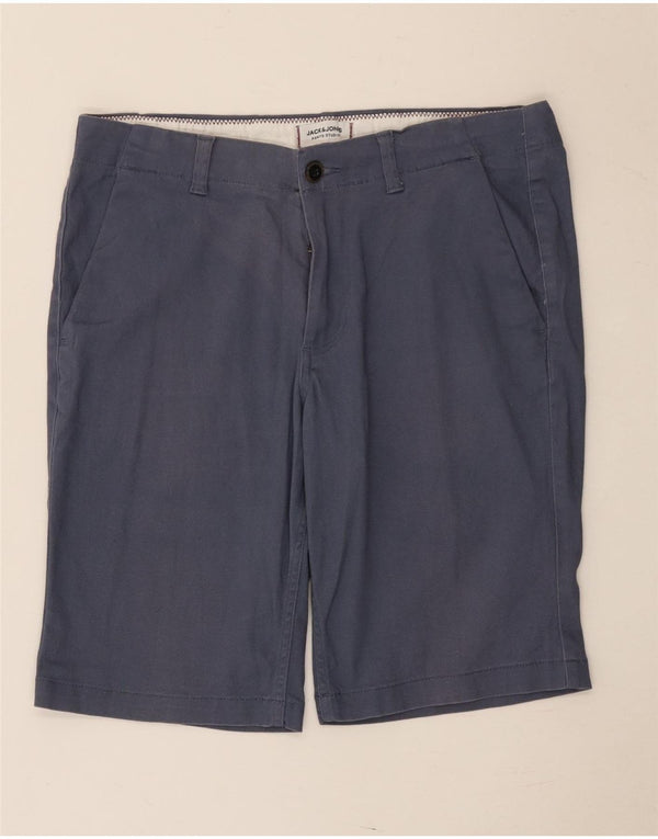Shorts Chino masculino Jack & Jones médio W32 algodão azul marinho
