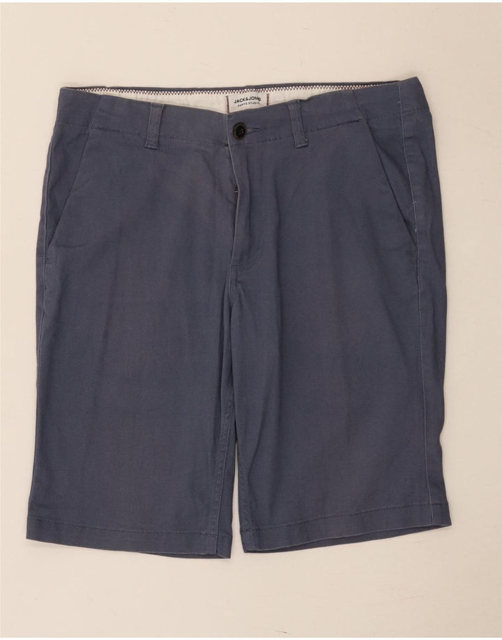 Shorts Chino masculino Jack & Jones médio W32 algodão azul marinho