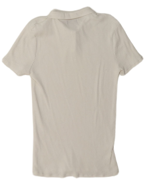 Camisa polo masculina Zara XL branca