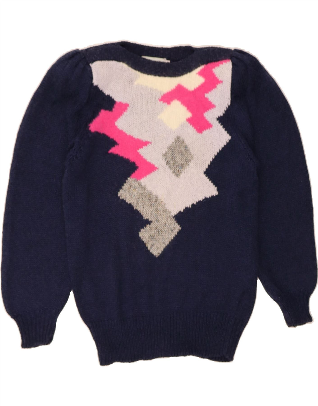 CARTHAGO Womens Boat Neck Jumper Sweater EU 38 Medium Navy Blue Vintage Carthago and Second-Hand Carthago from Messina Hembry 