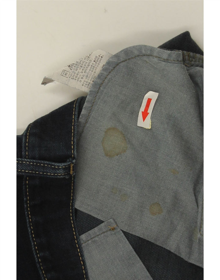 Levi's Masculino 506 Straight Jeans W36 L29 Azul Marinho Algodão