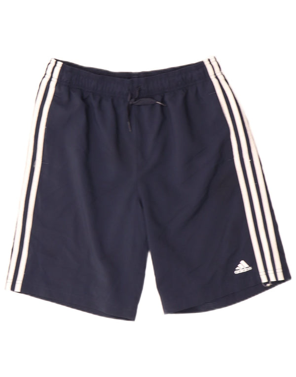Calções desportivos Adidas Boys Aeroready 15-16 anos azul marinho poliéster