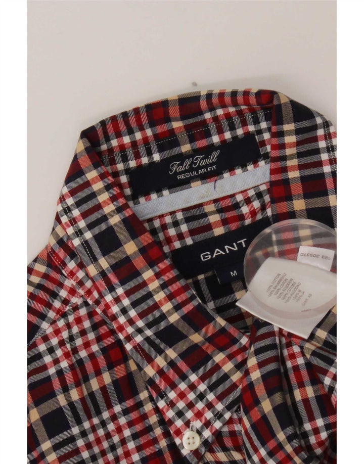 Gant Camisa masculina de flanela de ajuste regular, algodão xadrez médio multicolorido
