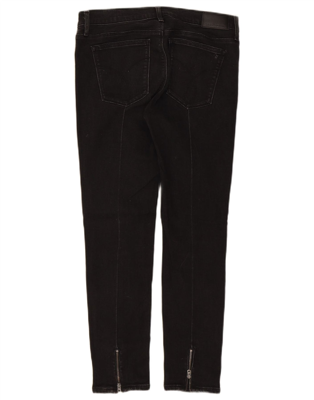 Calça Jeans Slim Feminina CALVIN KLEIN W31 L25 Algodão Preto