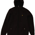 Jaqueta corta-vento masculina Lyle & Scott com capuz Reino Unido 36 poliéster cinza pequeno