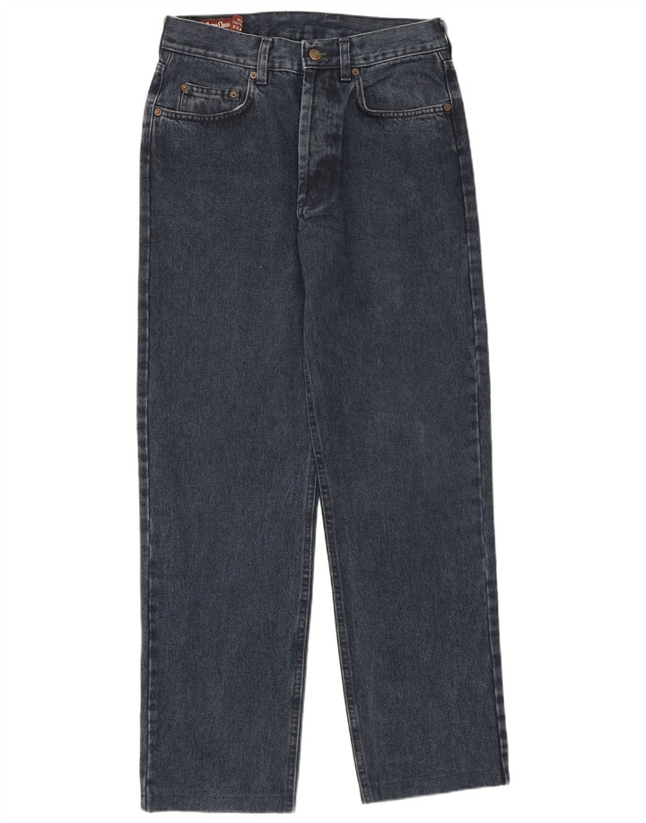 Marlboro Classics Mens Straight Jeans W31 L30 Azul Marinho Algodão