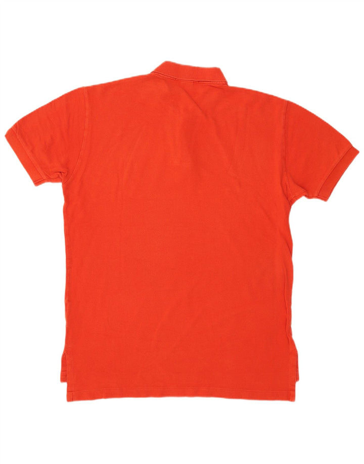 Camisa polo masculina Polo Ralph Lauren de algodão vermelho médio