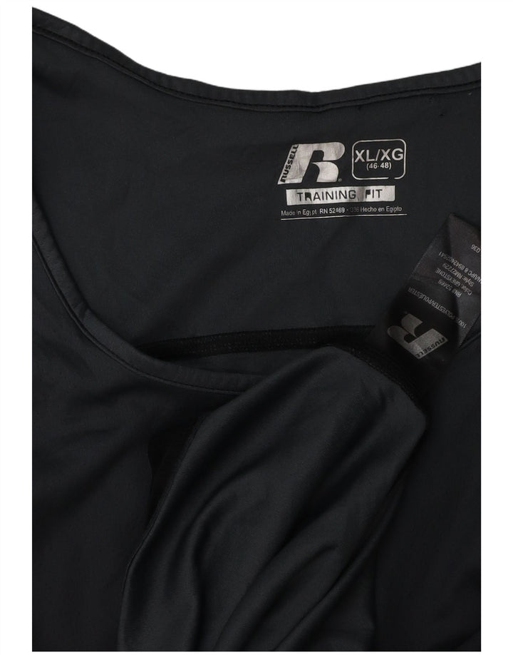 Colete masculino RUSSELL ATLÉTICO Top UK 46/48 XL poliéster preto