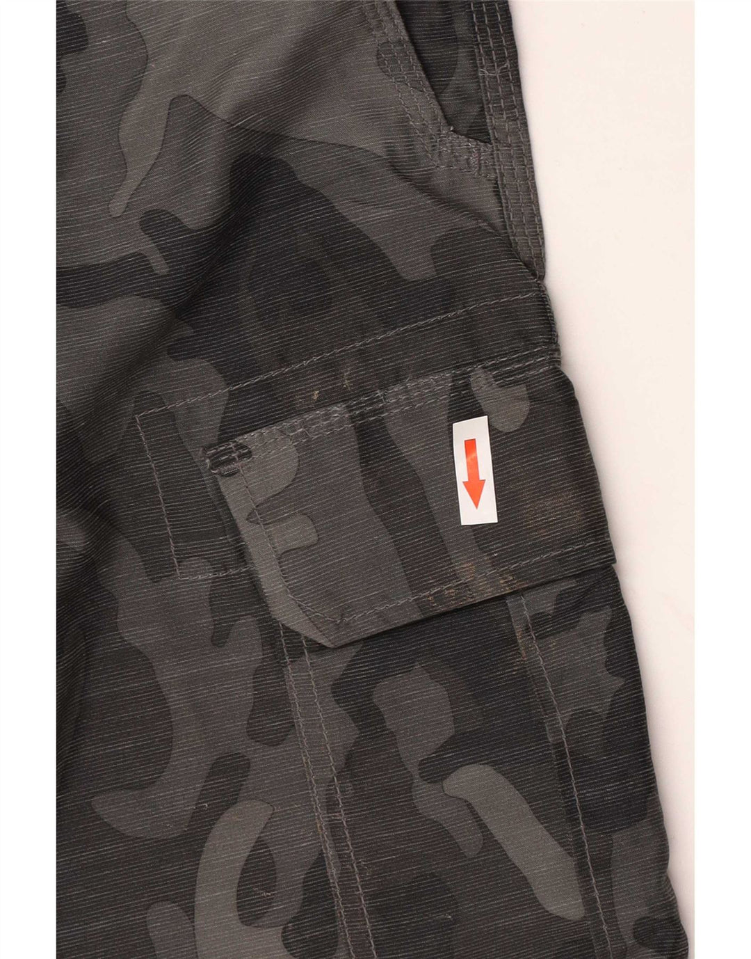Shorts cargo masculino Billabong W32 camuflagem cinza médio