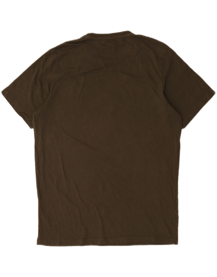 Camiseta gráfica masculina Rab XL algodão cáqui