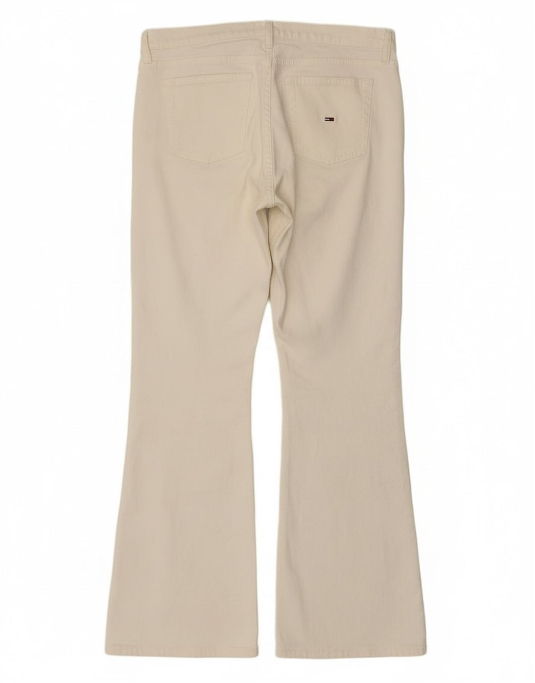 Jeans feminino Tommy Hilfiger queimado W32 L30 algodão branco