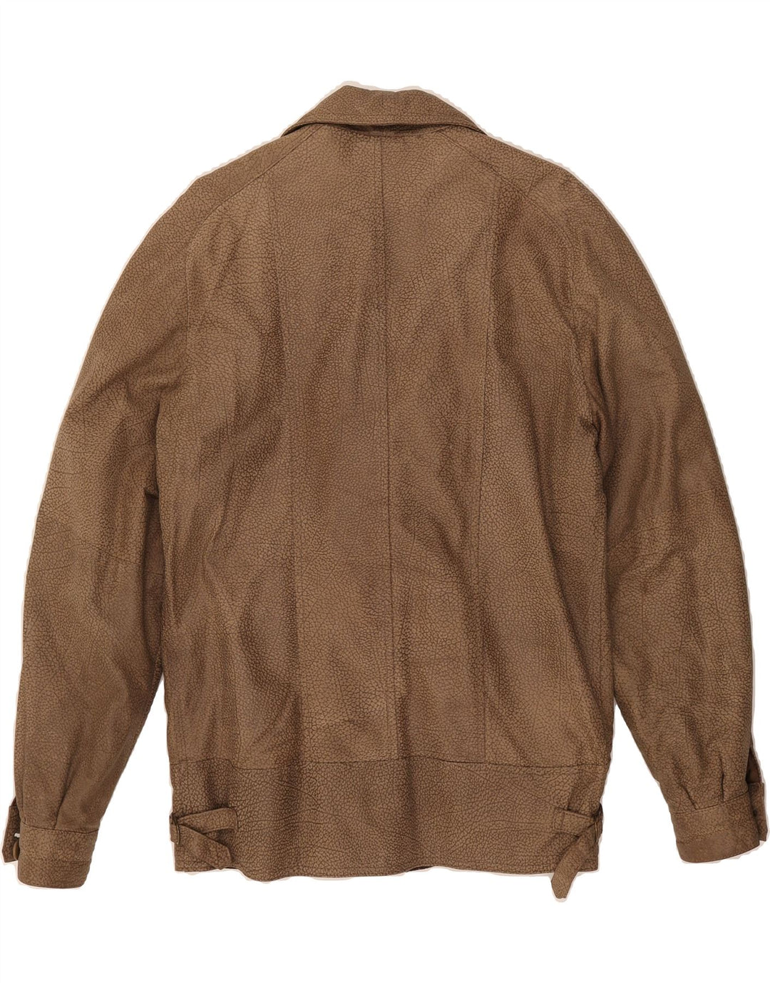 VINTAGE Mens Leather Jacket IT 48 Medium Brown Leather Vintage Vintage and Second-Hand Vintage from Messina Hembry 