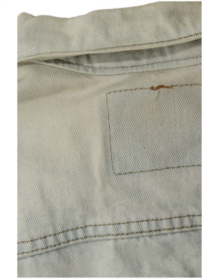 Jaqueta jeans masculina Levi's UK 38 algodão azul médio