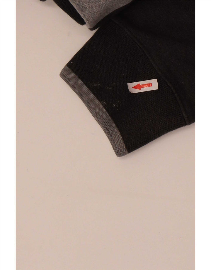Nike masculino gráfico moletom jumper grande algodão preto