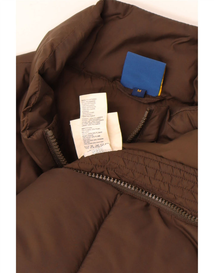 Colete masculino acolchoado gráfico Fred Mello UK 40 poliamida marrom médio