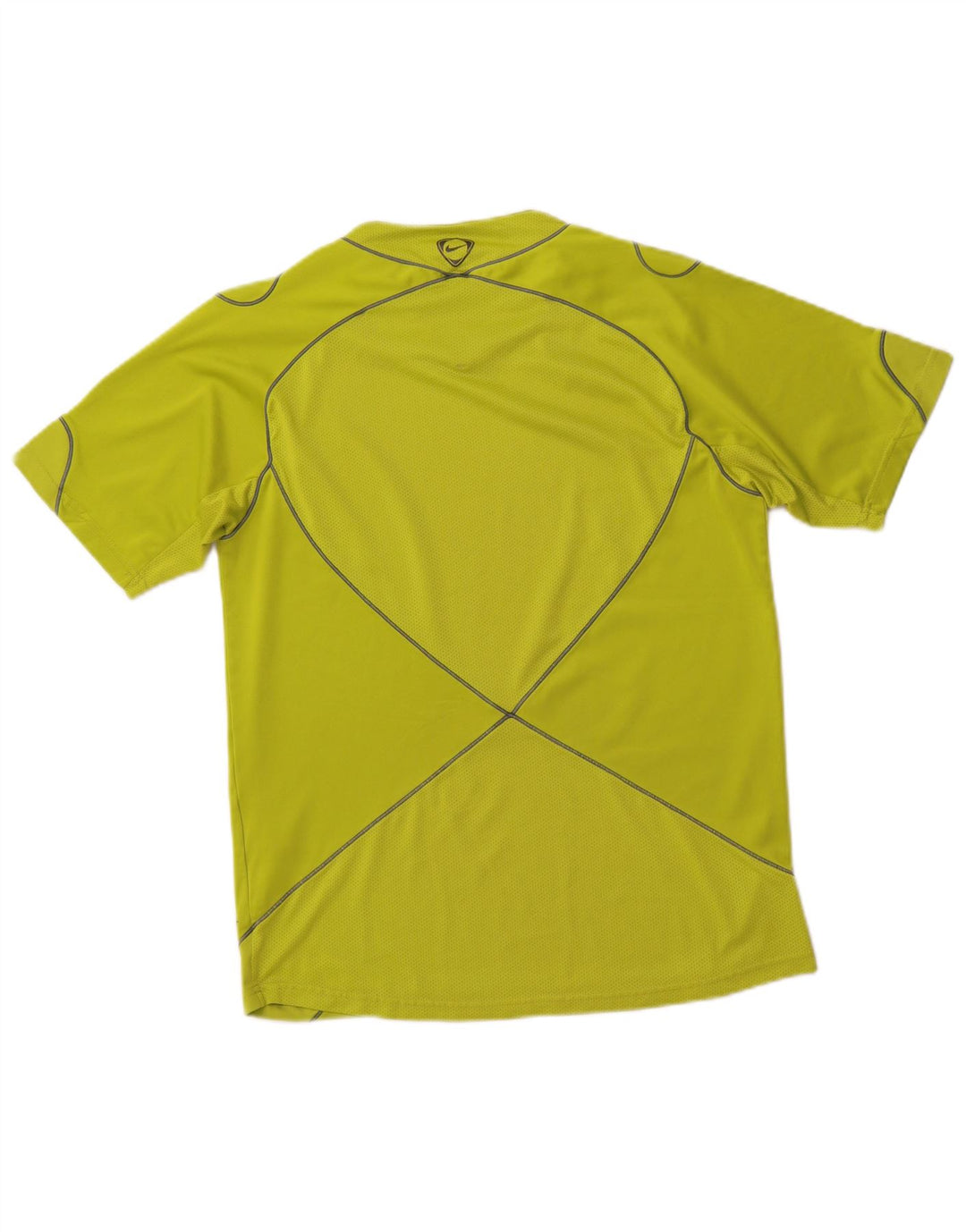 Camiseta Nike Mercurial Masculina Top Médio Verde Colourblock Poliéster