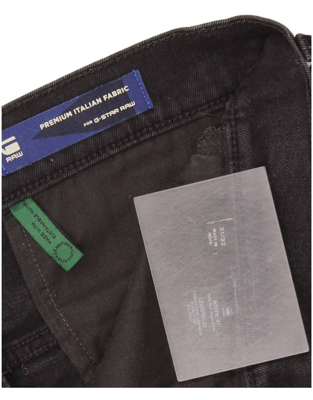 Jeans skinny masculino G-Star W31 L32 preto