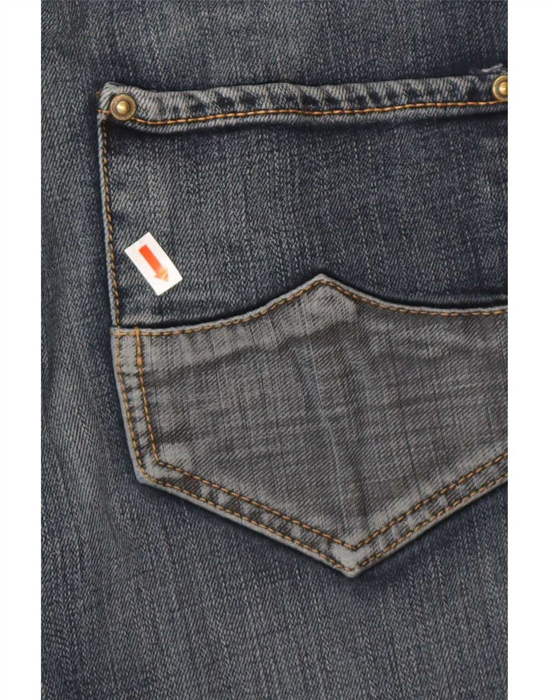 Calça jeans reta feminina CALVIN KLEIN W30 L27 algodão azul