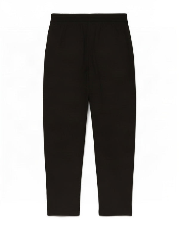 Calça de treino feminina Zara UK 10 pequena viscose preta
