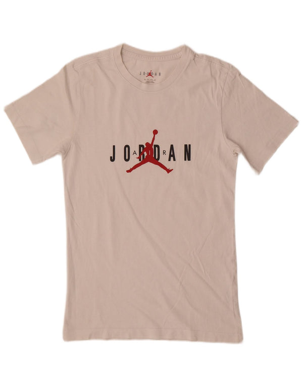 Camiseta Jordan masculina gráfica Top XS algodão branco