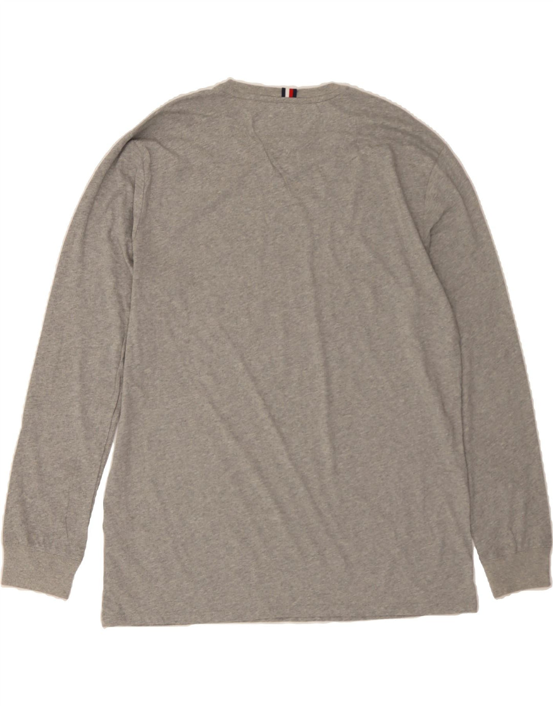 TOMMY HILFIGER Mens Top Long Sleeve XL Grey Cotton Vintage Tommy Hilfiger and Second-Hand Tommy Hilfiger from Messina Hembry 