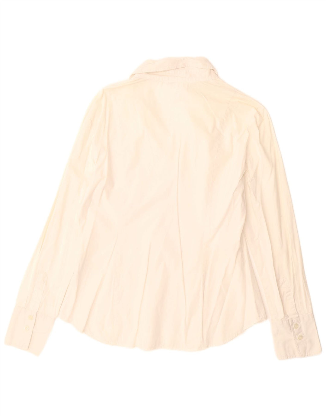 Pulôver feminino Benetton UK 16 grande algodão branco