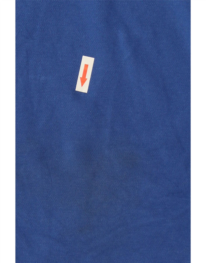 Camisa polo masculina Kappa azul médio